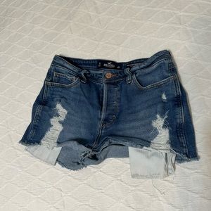 Hollister High Rise boyfriend Shorts Vintage Stretch Size 5 W27